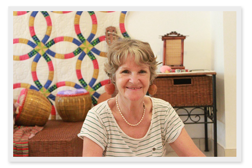 Quilts and Art was started in 2003 by Mrs. Gerda Dekker